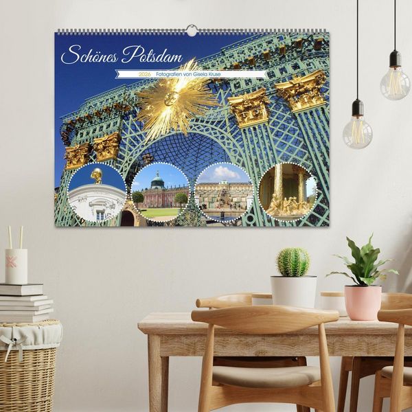 Produktbild: Sch&ouml;nes Potsdam (Wandkalender 2026 DIN A2 quer), CALVENDO Monatskalender