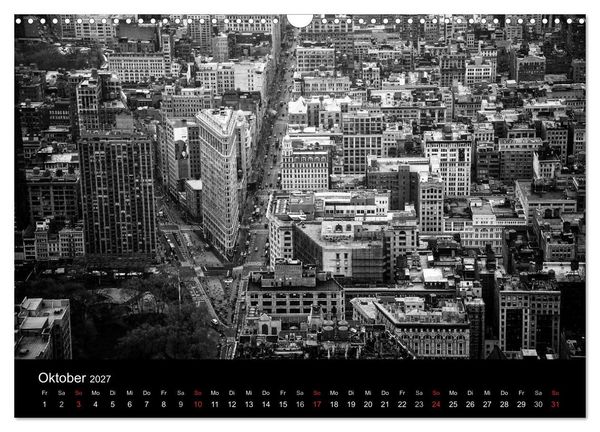 Produktbild: New York 2027 (Wandkalender 2027 DIN A3 quer), CALVENDO Monatskalender