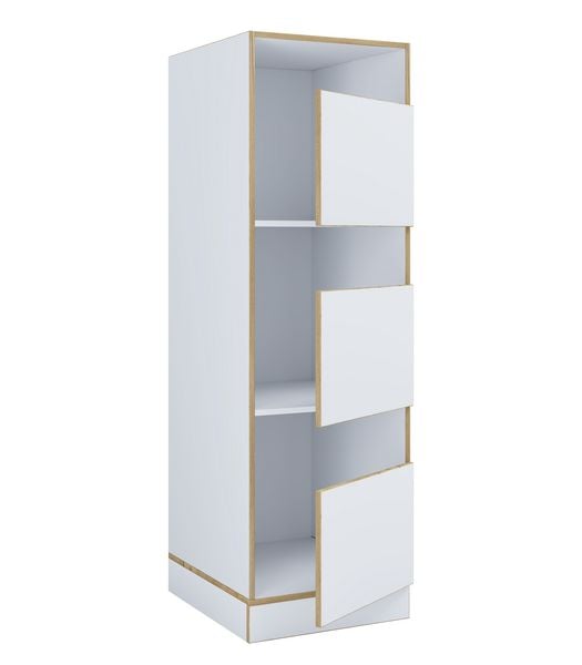 Produktbild: W&auml;scheschrank mit 3 F&auml;chern & T&uuml;ren Rislo CL XL