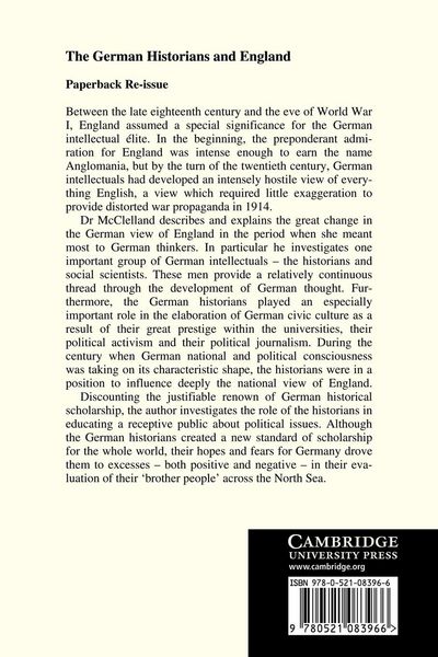 Produktbild: The German Historians and England