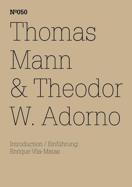 Produktbild: Thomas Mann & Theodor W. Adorno