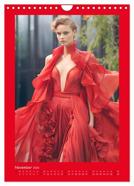 Produktbild: Fashion Show. Zeitlose Haute Coutour (Wandkalender 2026 DIN A4 hoch), CALVENDO Monatskalender