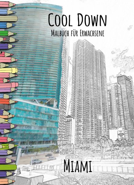 Produktbild: Cool Down | Malbuch f&uuml;r Erwachsene: Miami
