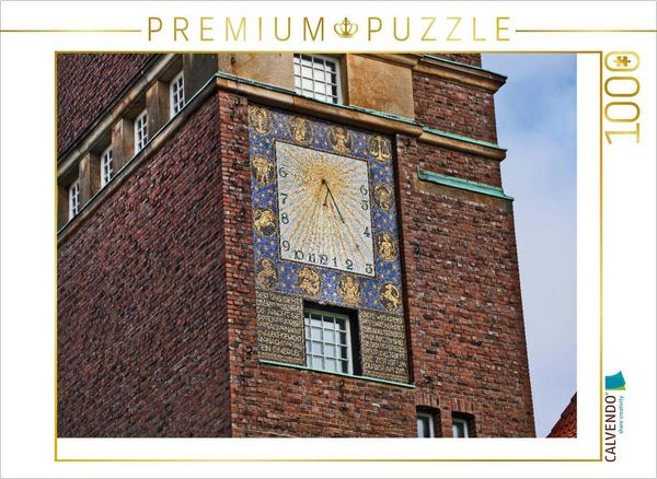 CALVENDO Puzzle Hochzeitsturm Mathildenhöhe | 1000 Teile Lege-Größe 64x48cm Foto-Puzzle für glückliche Stunden
