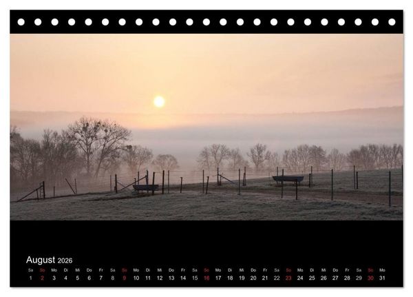 Produktbild: NEBEL (Tischkalender 2026 DIN A5 quer), CALVENDO Monatskalender