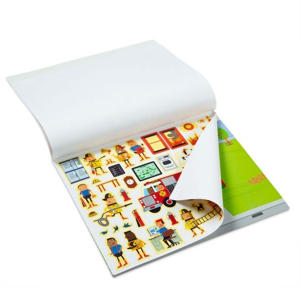 Produktbild: Wiederverwendbares Stickerbuch Meine Stadt