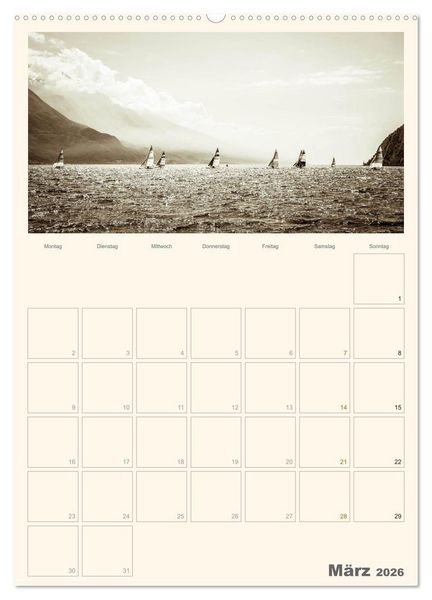 Produktbild: Der Gardasee im Norden 2026 (hochwertiger Premium Wandkalender 2026 DIN A2 hoch), Kunstdruck in Hochglanz