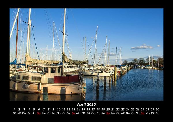Produktbild: Boote 2025 Fotokalender DIN A3