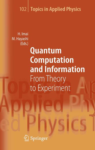Produktbild: Quantum Computation and Information