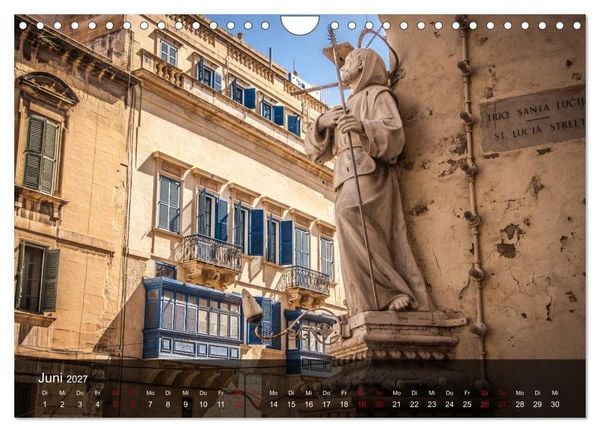 Produktbild: Malta entdecken Malta, Gozo, Comino (Wandkalender 2027 DIN A4 quer), CALVENDO Monatskalender