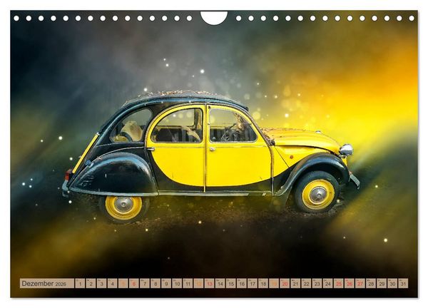 Produktbild: Die Ente - Citro&euml;n 2CV (Wandkalender 2026 DIN A4 quer), CALVENDO Monatskalender