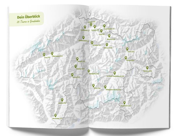 Produktbild: K&uuml;mmerly+Frey Raus und E-Bike & Hike Graub&uuml;nden &ndash; Mountainbike- & Wanderf&uuml;hrer