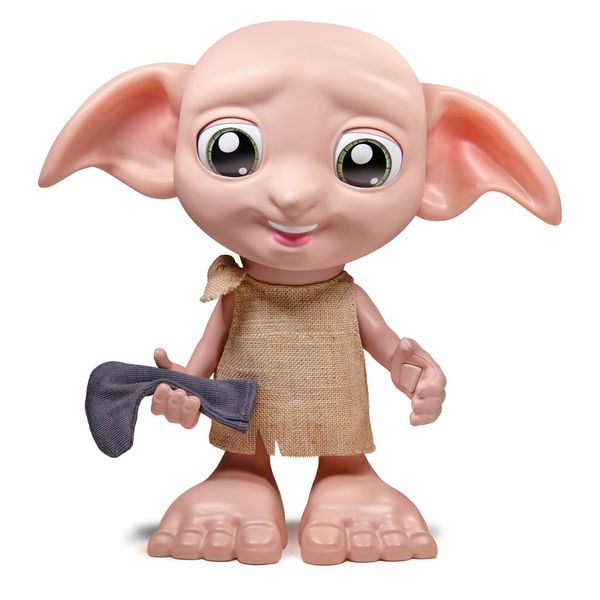 Produktbild: Wizarding World Harry Potter - Interaktiver Dobby Hauself Puppe mit &uuml;ber 30 Ger&auml;uschen, S&auml;tzen und Bewegungen, Deutsch-Italienisch
