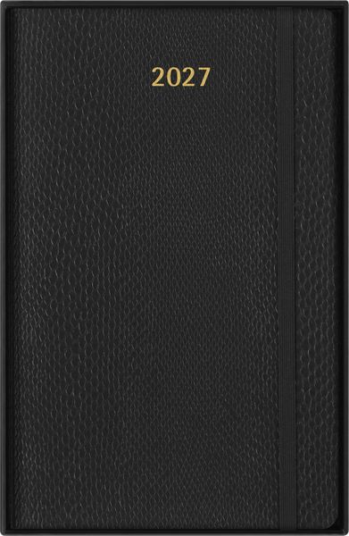 Produktbild: Moleskine Precious & Ethical 12 Monate Wochen Notizkalender 2027, L/A5, Liniert, Weicher Einband, Mamba Schwarz, mit Box