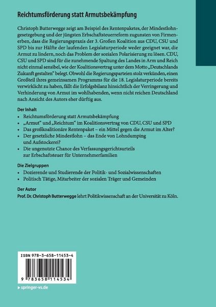 Produktbild: Reichtumsf&ouml;rderung statt Armutsbek&auml;mpfung