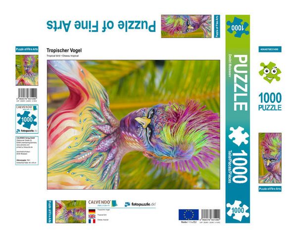 Produktbild: CALVENDO Puzzle Tropischer Vogel | 1000 Teile Lege-Gr&ouml;&szlig;e 64x48cm Foto-Puzzle f&uuml;r gl&uuml;ckliche Stunden