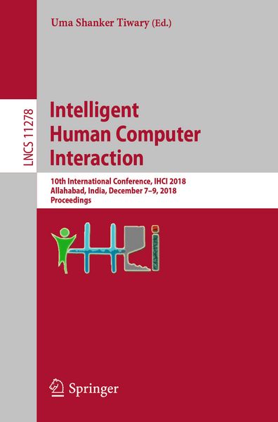 Produktbild: Intelligent Human Computer Interaction
