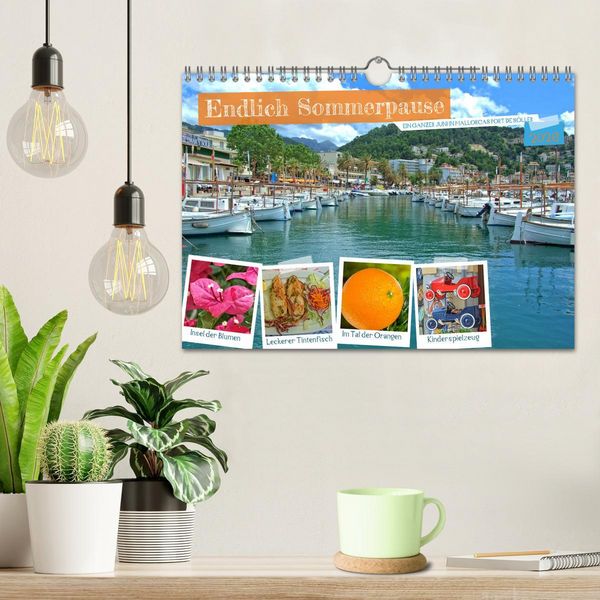 Produktbild: Endlich Sommerpause - Ein ganzer Juni in Mallorcas Port de S&oacute;ller (Wandkalender 2026 DIN A4 quer), CALVENDO Monatskalender