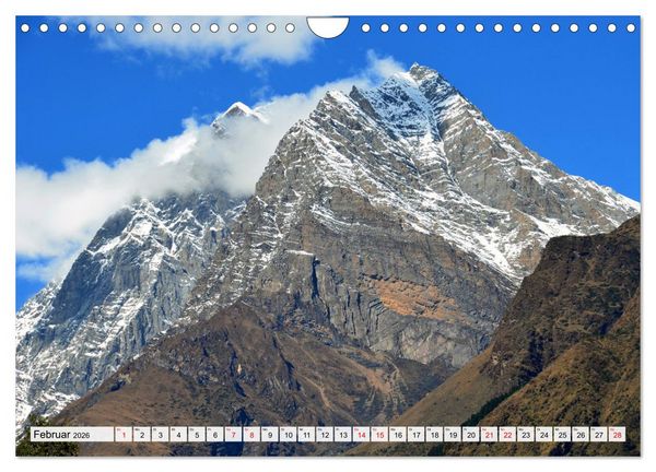 Produktbild: MANASLU HIMAL gewaltige Bergriesen (Wandkalender 2026 DIN A4 quer), CALVENDO Monatskalender