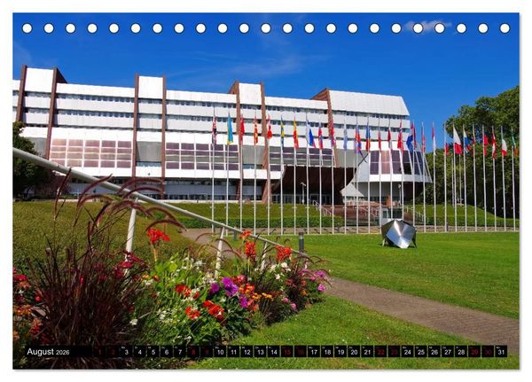 Produktbild: Stra&szlig;burg - Im Herzen Europas (Tischkalender 2026 DIN A5 quer), CALVENDO Monatskalender