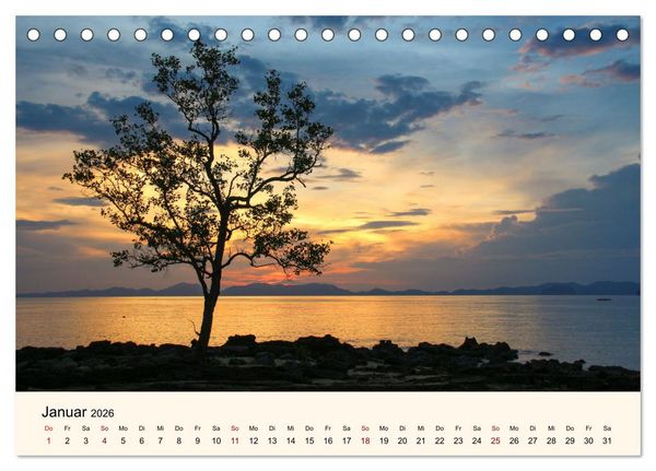 Produktbild: S&uuml;dostasiens Natursch&auml;tze (Tischkalender 2026 DIN A5 quer), CALVENDO Monatskalender