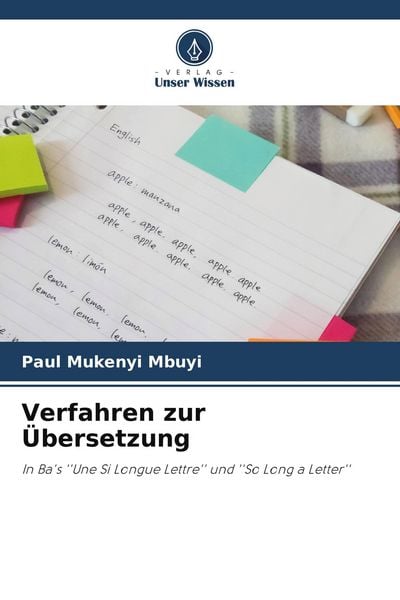 Verfahren zur Übersetzung, Taschenbuch von Paul Mukenyi Mbuyi, Verlag Unser Wissen, 9786209761720