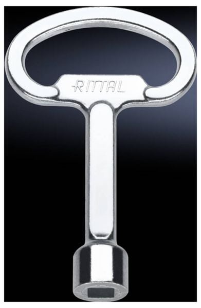 Produktbild: Rittal SZ 2547.000 Schaltschrankschl&uuml;ssel 7mm Vierkant Stahl 1St.