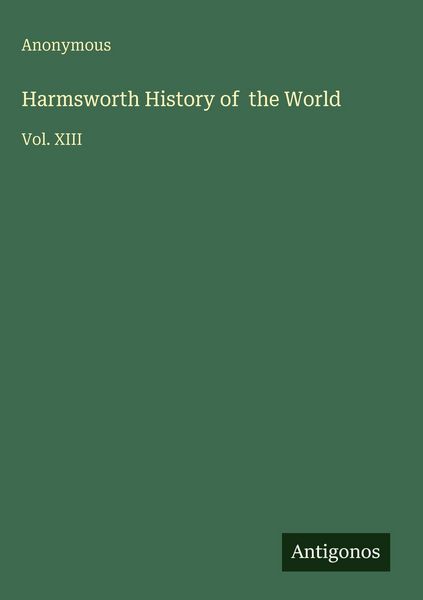 Produktbild: Harmsworth History of the World