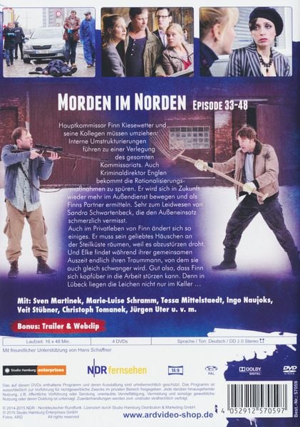Produktbild: Morden im Norden - Staffel 3 [4 DVDs]