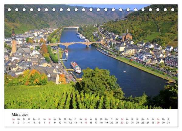 Produktbild: Cochem - Eine Perle an der Mosel (Tischkalender 2026 DIN A5 quer), CALVENDO Monatskalender