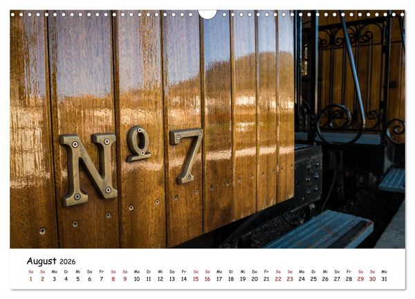 Produktbild: Die Schienen von Soller und Port de Soller (Wandkalender 2026 DIN A3 quer), CALVENDO Monatskalender