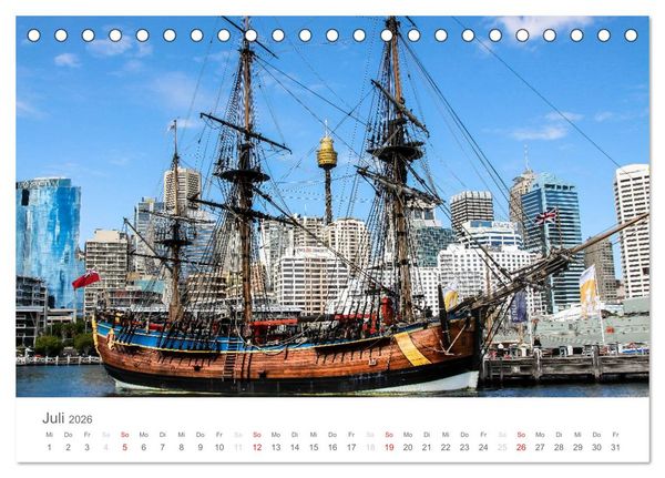 Produktbild: Australien 2026 Best of Down Under (Tischkalender 2026 DIN A5 quer), CALVENDO Monatskalender