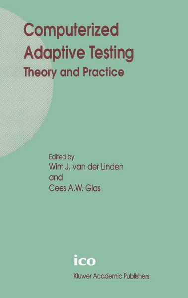 Produktbild: Computerized Adaptive Testing: Theory and Practice