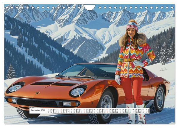 Produktbild: Lack und Leinwand (Wandkalender 2027 DIN A4 quer), CALVENDO Monatskalender