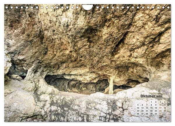 Produktbild: Faszinierende H&ouml;hlen auf der Schw&auml;bischen Alb (Wandkalender 2026 DIN A4 quer), CALVENDO Monatskalender