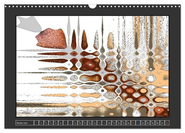 Produktbild: Art palette terre (Calendrier mural 2026 DIN A3 vertical), CALVENDO calendrier mensuel