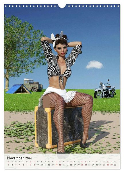 Produktbild: Bunny Shooting (Wandkalender 2026 DIN A3 hoch), CALVENDO Monatskalender