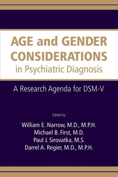 Produktbild: Age and Gender Considerations in Psychiatric Diagnosis