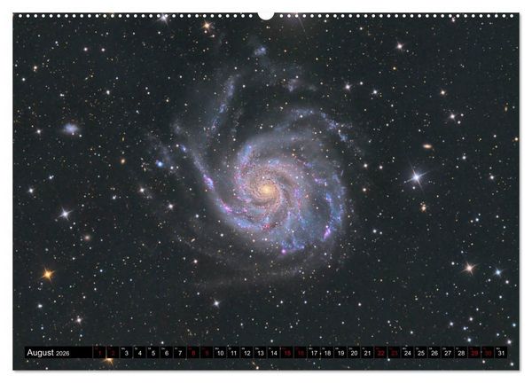 Produktbild: Galaxien des Nordhimmels (Wandkalender 2026 DIN A2 quer), CALVENDO Monatskalender