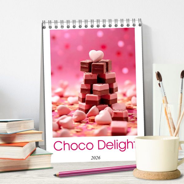 Produktbild: Choco Delight (Desk Calendar 2026 DIN A5 portrait), CALVENDO 12 Month DeskCalendar