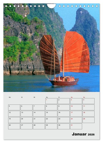Produktbild: VIETNAM - Mein Urlaubsplaner (Wandkalender 2026 DIN A4 hoch), CALVENDO Monatskalender