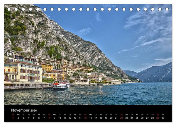 Produktbild: BENACO - Gardasee-Impressionen (Tischkalender 2026 DIN A5 quer), CALVENDO Monatskalender