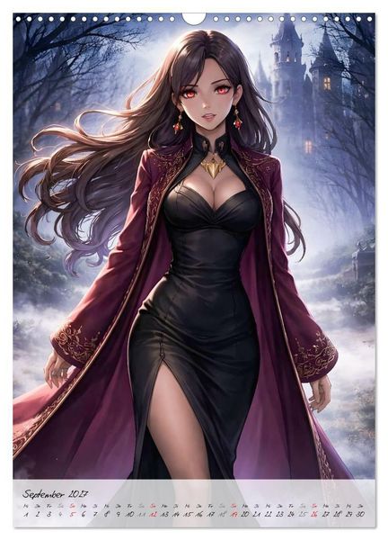 Produktbild: Vampire Couture (Wandkalender 2027 DIN A3 hoch), CALVENDO Monatskalender