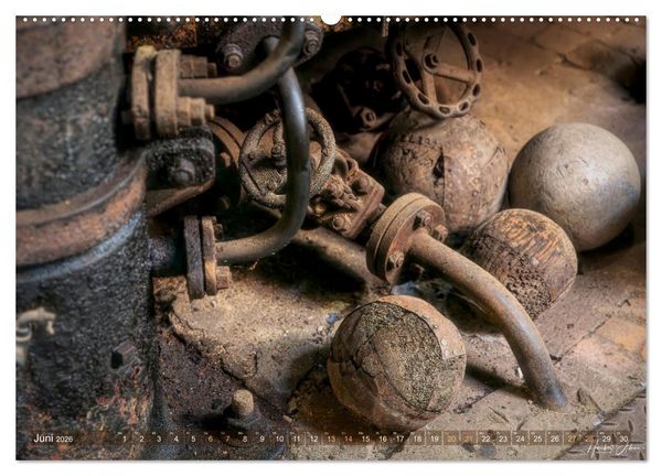 Produktbild: Lostplaces Stille Orte II (hochwertiger Premium Wandkalender 2026 DIN A2 quer), Kunstdruck in Hochglanz