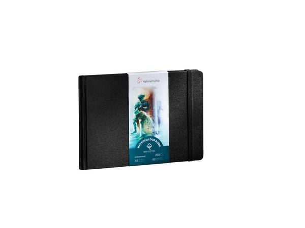Produktbild: Hahnem&uuml;hle Papier Watercolour Book 100 % Cotton, DIN A5 Landschaftsformat, 250 g/m&sup2;