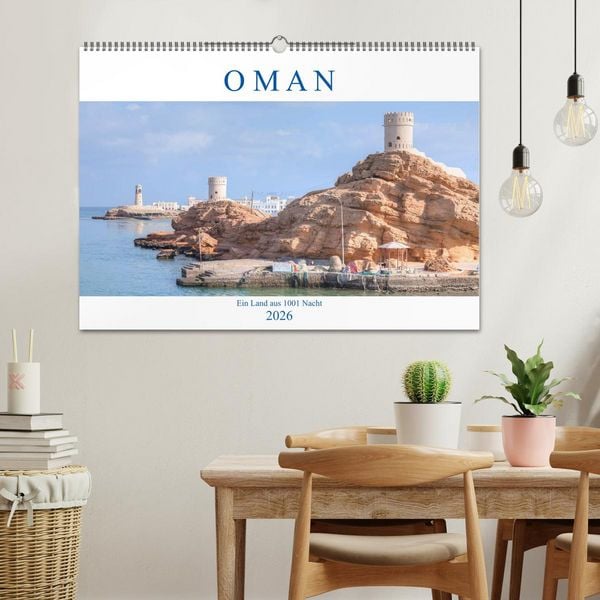 Produktbild: Oman - Ein Land aus 1001 Nacht (Wandkalender 2026 DIN A2 quer), CALVENDO Monatskalender