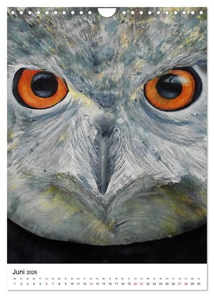 Produktbild: Tiere in Aquarell 2026 - von Ruth Trinczek (Wandkalender 2026 DIN A4 hoch), CALVENDO Monatskalender