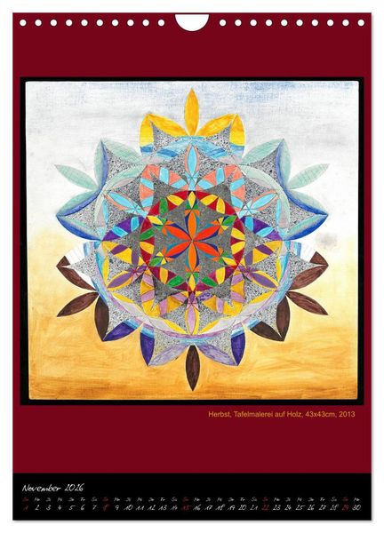 Produktbild: Die heilige Blume des Lebens - Mandalas von Istvan Seidel (Wandkalender 2026 DIN A4 hoch), CALVENDO Monatskalender