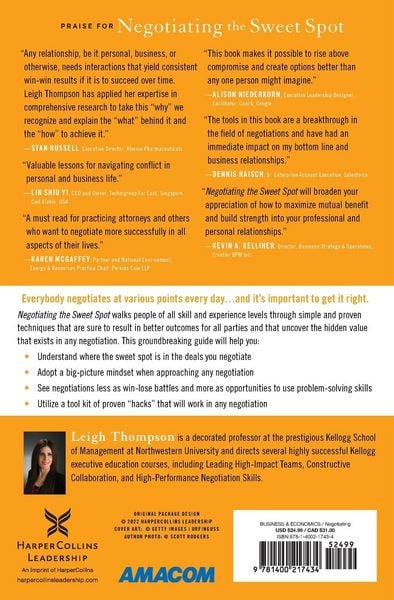 Produktbild: Negotiating the Sweet Spot