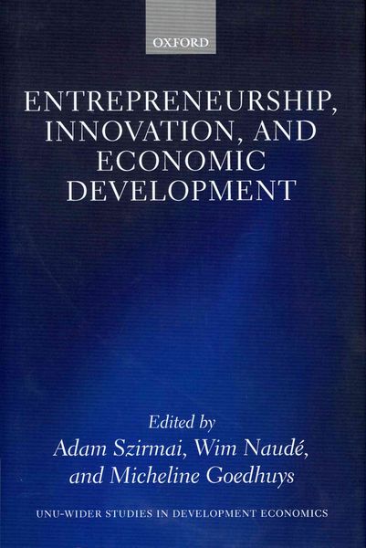 Produktbild: Entrepreneurship, Innovation, and Economic Development